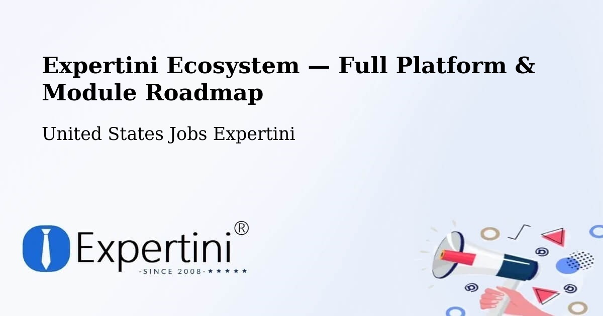 Expertini Ecosystem — Full Platform & Module Roadmap – Cheyenne